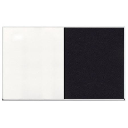 United Visual Products Enclosed Corkboard, 1 Door, 48"x36", 4" Fra UV3402-BLACK-CORK